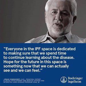 3.9K views · 69 reactions | #NEWS: Idiopathic pulmonary fibrosis (#IPF) is a rare and fatal lung disease, and we are committed to advancing the science that may be beneficial to patients and doctors who treat them. Read about the latest data we’re presenting at #CHEST2017: bit.ly/2xapBvq For those of you attending #CHEST2017: These data will be presented on Nov. 1 at 1:30 PM in the Convention Center Exhibit Hall. | Boehringer Ingelheim | Facebook