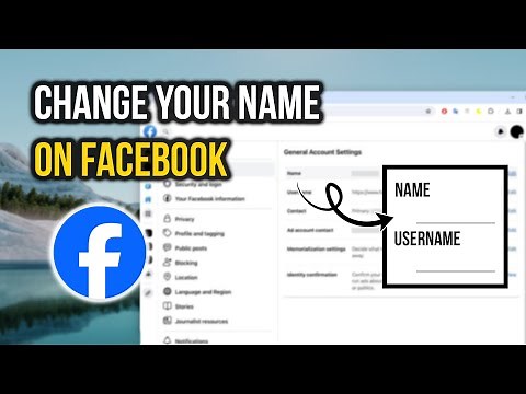 How to Change your Name on Facebook - Full Guide