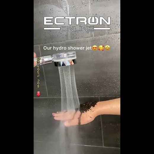 New Turbo Propeller Shower Head Water Saving High Preassure Flow 360 Degrees With Fan Extension Show