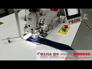 MAICA MSA01 Automatic Collar And Cuff Top Stitch Sewing Machine-collar