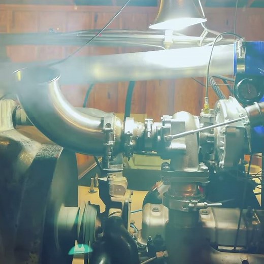 Massey Ferguson 1085 Turbo first start