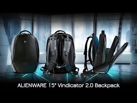 ALIENWARE 15" Vindicator 2.0 Backpack Unboxing #Alienware #Dell #Backpack