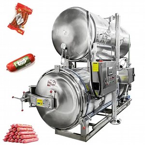 [Hot Item] Steam Sterilizers Industrial Autoclaves / Horizontal Glass Bottle Autoclave Sterilization Retort Machine