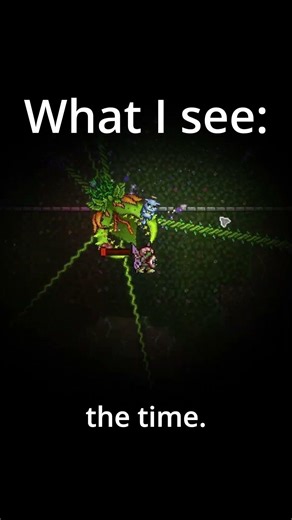 I Finally Beat Plantera (Mostly Blind POV) #terraria #shorts #blindgamer #gaming #accessibility