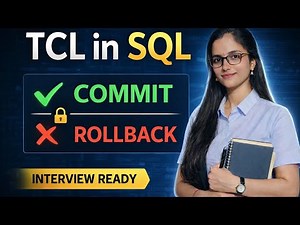 TCL Commands in SQL Explained | COMMIT ROLLBACK SAVEPOINT with Real Examples | SQL Tutorial