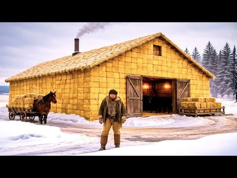 Everyone Laughed At His "Hay-Bale" Barn — Then It Saved His Herd From The Winter Storm