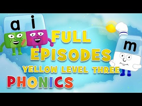 Alphablocks - Yellow Level Three | Full Episodes 4-6 | #HomeSchooling | Learn to Read #WithMe