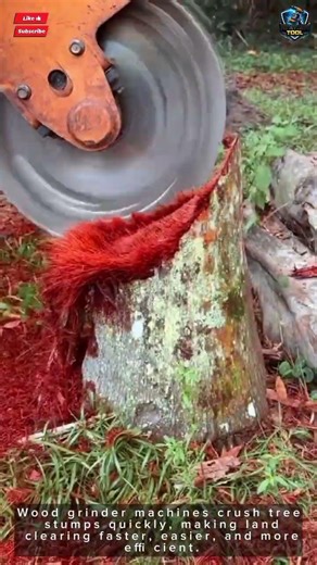 Wood Grinder Tool Machine Fast Tree Cutting Solution#tool