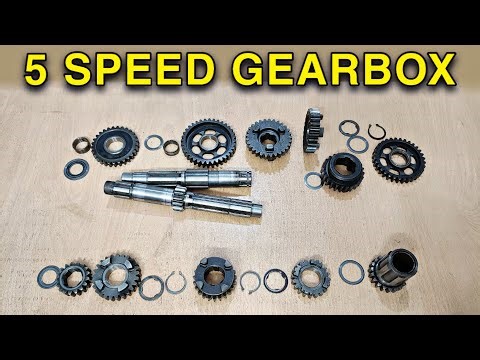 How to Assemble a 5-Speed Motorcycle Gearbox