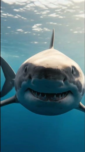 A fisherman releasing a large fish into the ocean with a small camera attached #shark #wildlife