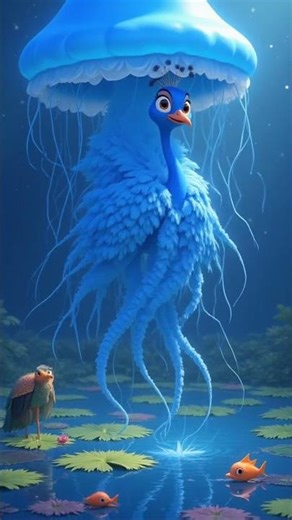 The Fish That Transforms Into a Bird #cartoon