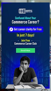 17 reactions | Stuck in your commerce career? 樂 Join the Commerce Career Club (CCC) and discover: • Your strengths, interests & personality with our free psychometric test • Your ideal commerce career beyond CA, CS & MBA with personalized report • Expert 1-on-1 counseling for confident next steps 100% FREE. No hidden charges. Get started now! | Plutus Education | Facebook