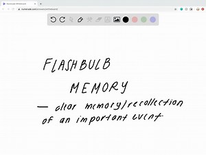 SOLVED:Describe a flashbulb memory of a significant event in your life.