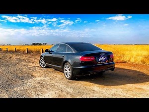 How to open the locked tailgate on an Audi?