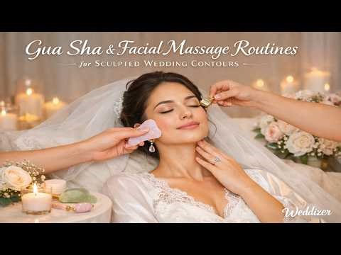 Bridal Glow Secret Revealed! Gua Sha & Facial Massage for Sculpted Wedding Contours 💍✨