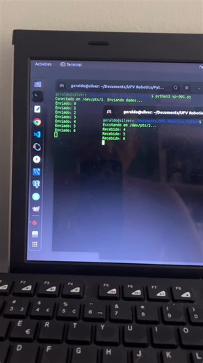 Geraldo Jr | 🤪📖💻🤖 Serial Virtual Port Communication. Mais um passo para o projeto de robótica. #ufv #nero #virtualserialport #webots #computervision | Instagram
