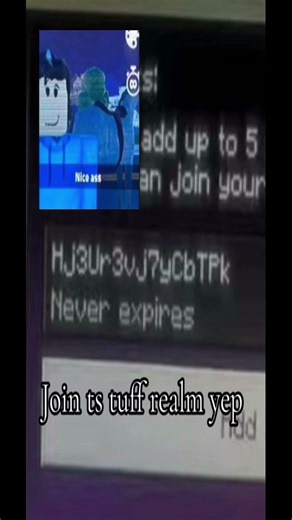 Join it #minecraftrealms #bedrockedition #tuff #minecraft