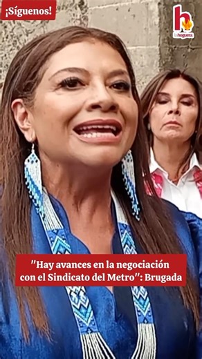 Clara Brugada speaks out about the Metro Union protest #CDMX