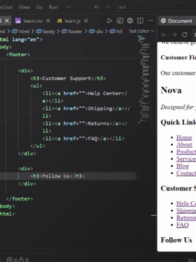 Beginner Level - Part 4 - Best way to structure your webpage #websitedesign