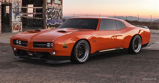 Return Of The Judge: Modern 1969 Pontiac GTO Judge Concept Is Back To Save Muscle Cars