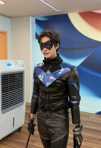 Nightwing Cosplay: Stunning Baton Spinning Skills