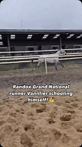 How Vanillier preps for the @randox_health Grand National 🤩 #horseracing #horsesofinsta #horses #grandnational | Aintree Racecourse