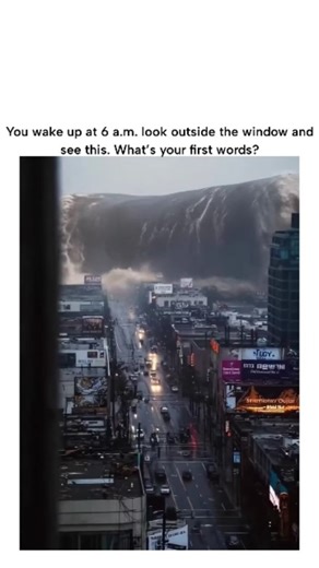 Mystery Creek | The post shares a clip from the 2009 South Korean disaster film "Haeundae" (Tidal Wave), showing a character waking to a colossal tsunami... | Instagram