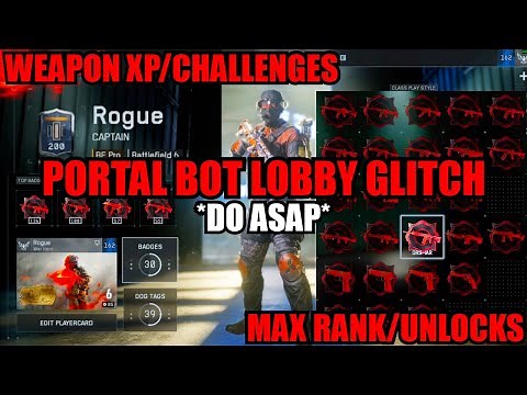 *NEW* PORTAL BOT LOBBY BF6! WEAPON XP/MAX RANK/UNLOCKS!