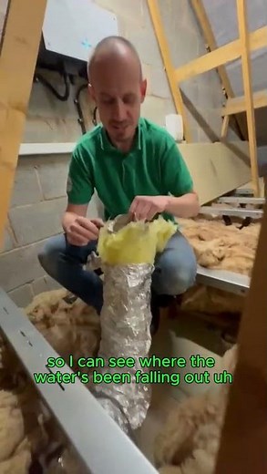 Fixing extractor fans causing damp patches and water marks