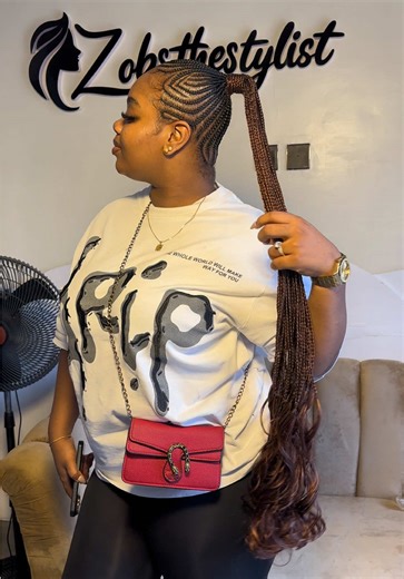 Shuku Braids: Stunning French Curl & Aqua Braid Style