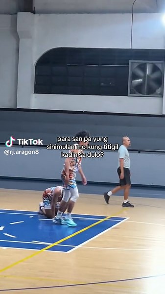 NATAPILOK LANG PO YAN MGA IDOL RELAPSE AGAD EH #basketball #viral
