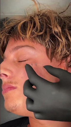 Anti-eyebrow piercing ⚡️FULL PROCESS