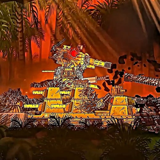 KV-44 Unleashed His Aura 🥶🔥📈 | Gerand | #gerand #edit #tank #animation #kv44 #cartoonabouttanks