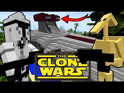 The NEW Minecraft CLONE WARS Mod is EPIC! - Minecraft: Star Wars the Clone Wars Survival Mod