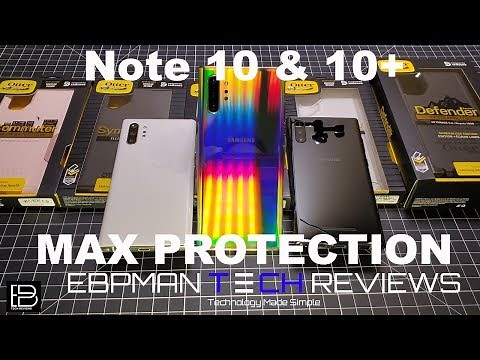 Samsung Galaxy Note 10 Plus Cases from Otterbox | Fit & Wireless Charging Test