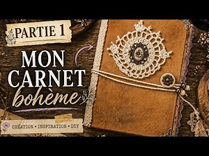 DIY Journaling: Boho-Style Handmade Notebook – Step-by-Step Tutorial (Part 1)