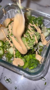 When you find a new way to make Funky Fresh Spring Rolls  Try them in a POKE BOWL (recipe below) Cook your sweet potato and black beans spring rolls in an air fryer oven or method of choice. Add a cup and 1.5 cups of Jasmine rice, jalapeños, cucumbers , avocado cilantro, green onion, sesame seeds and sriracha mayo. | Funky Fresh Spring Rolls | Facebook