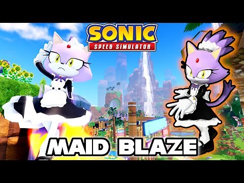 Unlocking Maid Blaze the Cat in Sonic Speed Simulator (Event Guide)