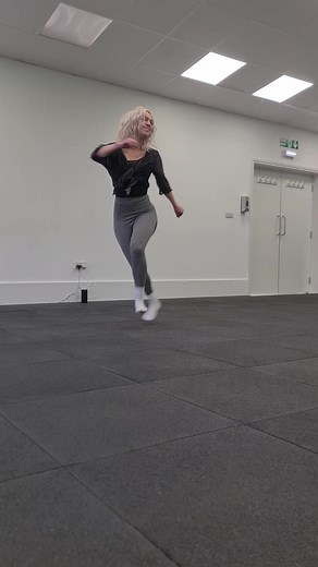 Shuffling in Socks Dance Moves