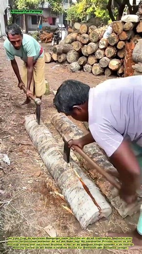 Holzspalten: Die kooperative Technik der manuellen Holzverarbeitung