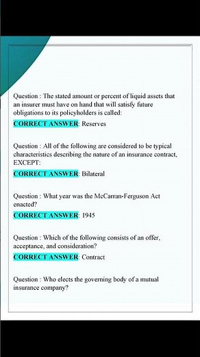 WV State Life Insurance Exam Questions and Answers