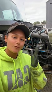 32K views · 1K reactions | Part 2 How to do an oil change. #diesel #oilchange #fleet #trucking #cdl #trucker #maintinance #maxxforce #detroid #international #delivery #driver #dieselmechanic #dieseltruck #dieselpower #femalemechanic #shoplife #femaledieselmechanic #technician #welding | Diesel Kels | Facebook