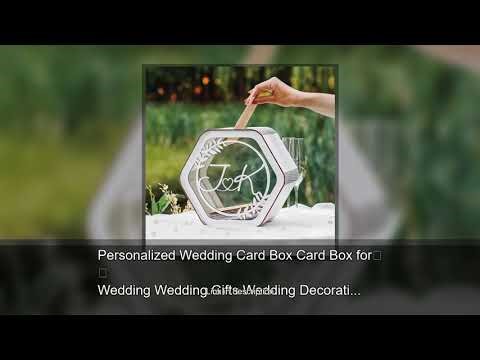 Personalized Wedding Card Box Card Box for Wedding Wedding Gifts Wedding Decorations Wedding De