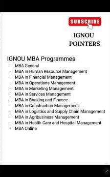 Ignou MBA# mba#ignou # ignouadmission#eligibility#online#distanceducation#mbaspecializations #jan