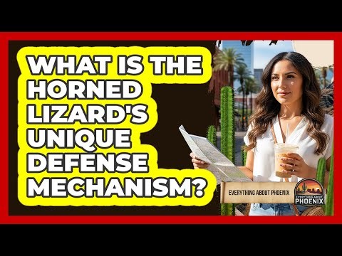 What Is The Horned Lizard's Unique Defense Mechanism?