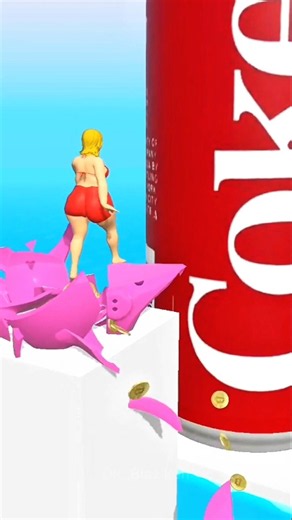 Squeezy Girl Fun Reverse Jumping Gameplay21 #squeeze #usa #shorts #gameplay