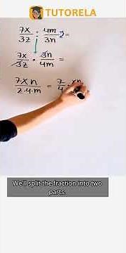 Simplify Fraction Ratio: 7x/3z : 4m/3n Explained #Math #AdditionalArithmeticRules
