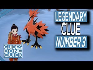 Pokemon Sword & Shield The Crown Tundra Legendary Clue 3 Guide