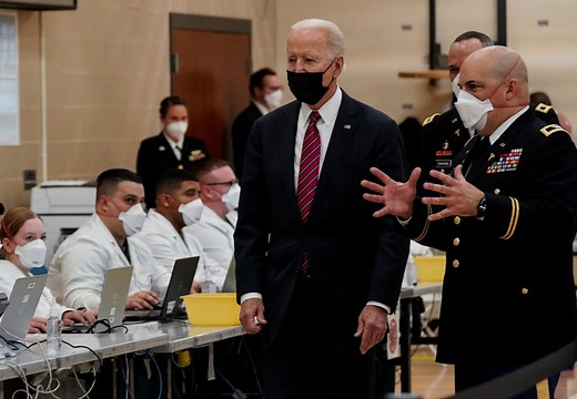 WATCH: Biden visits wounded soldiers at Walter Reed, where son Beau was treated in his final days