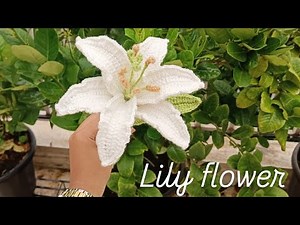 Crochet Lily flower 🌺 | Beginner Friendly |☘️✨